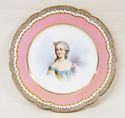 Picture of Sevres poertrait plate, Madame du Barry