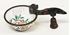 Picture of Chinese enameled bowl with jade handle