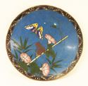 Picture of Japanese Meiji period Cloisonne plate