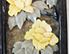 Picture of Chinese 3 panel screen with carved stones