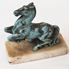 Picture of Pair of cast metal horse sculptures