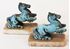 Picture of Pair of cast metal horse sculptures