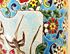 Picture of LONGWY Enameled Majolica Cylinder Vase
