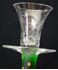 Picture of Orrefors green frosted glass candlesticks