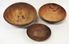 Picture of Lot of 3 antique graduated wooden bowls