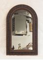 Picture of Nice mirror with carved wood frame. 32" x 20"