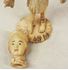 Picture of Japanese Meiji period carved bone sculpture 10 1/2" tall