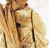 Picture of Japanese Meiji period carved bone sculpture 10 1/2" tall
