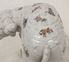 Picture of Pair of French PORCELAINE DE PARIS elephants 7" tall, 7" wide