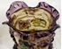 Picture of Pair of antique glass vases with applied design,  9" tall