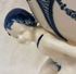 Picture of Figural Continental vase with 2 boys,  10" tall