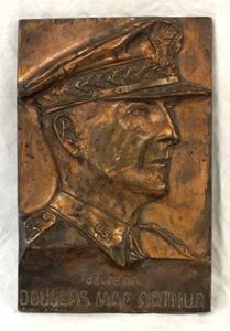Picture of S. Kowalski General Douglas Mac Arthur bronze plaque