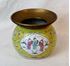 Picture of Chinese porcelain spitoon with brass rim