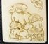 Picture of Chinese Peking glass engraved plaque / pendant