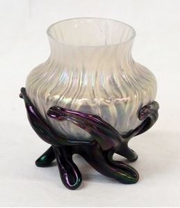 Picture of Wonderful Bohemian Kralik Art Nouveau vase