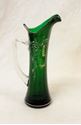 Picture of Bohemiam Moser green glass pitcher