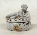 Picture of Antique jminiature porcelain jewelry box