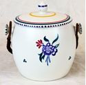 Picture of Poole pottery jar with lid