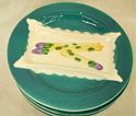 Picture of Set of 6 French Majolica asparagus plates