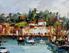 Picture of "Harbor Scene" impressionist oil, signed Ivanovic