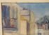 Picture of 1928 "Fontainebleau France watercolor" signed D. Mossey