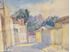 Picture of 1928 "Fontainebleau France watercolor" signed D. Mossey