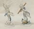 Picture of Set of 4 porcelain German Cherubs