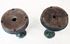 Picture of Pair of Chinese pottery glazed candlesticks