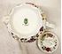 Picture of Zsolnay tea pot 6 1/2" x 9 1/2" x 5". Marked on the bottom.  