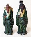 Picture of Pair of Chinese mud figurines