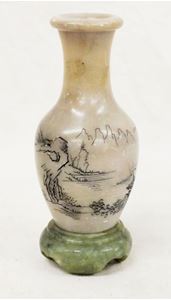 Picture of Chinese hard stone carved vase
