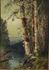 Picture of Julie Beers  (1835 - 1913) "Old Birch Trees over the river"